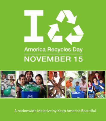 America Recycles Day is November 15